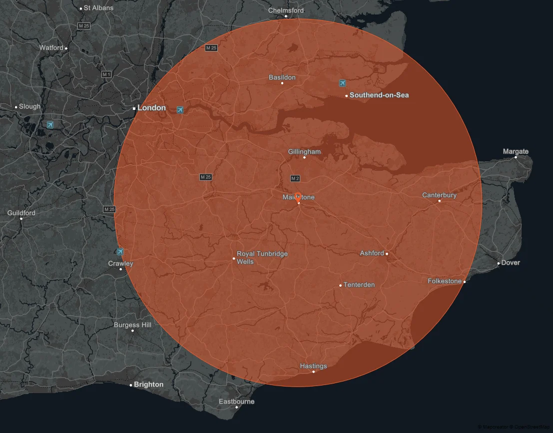 Pest control areas covered across Maidstone, Kent and London